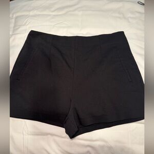 ZARA Black High Rise Short